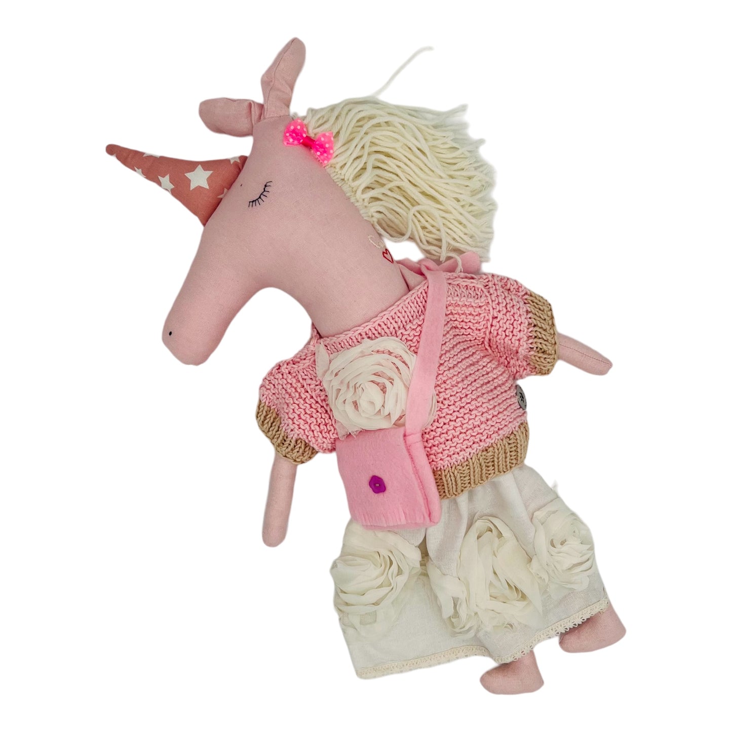 Girl Unicorn Luxury Plushie: Handmade in Ukraine