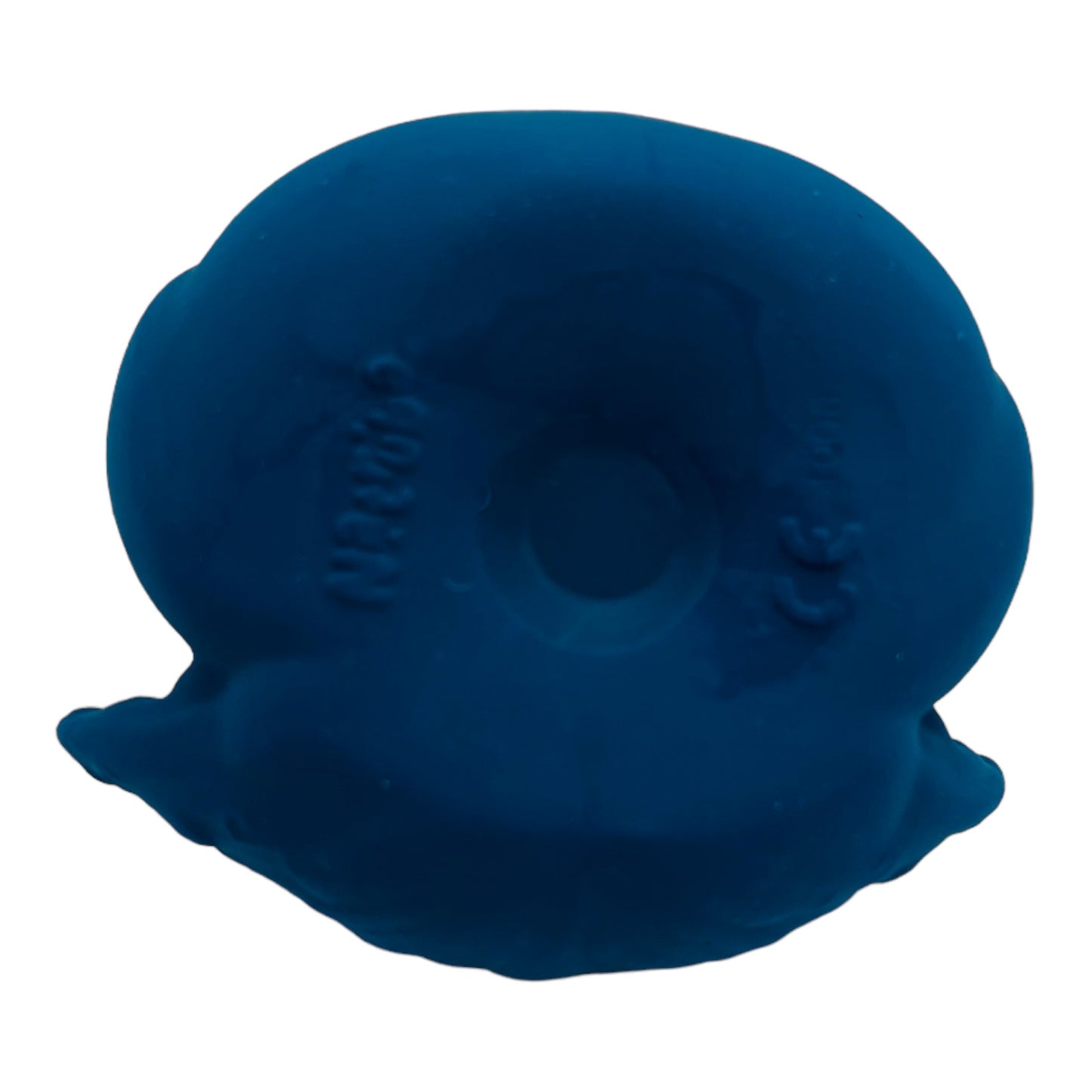 Bath Toy Peacock Blue-Natural Non Toxic Rubber-No Holes